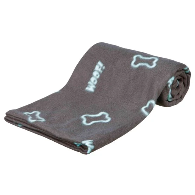 Trixie Fleecedecke Barney Knochenmotiv