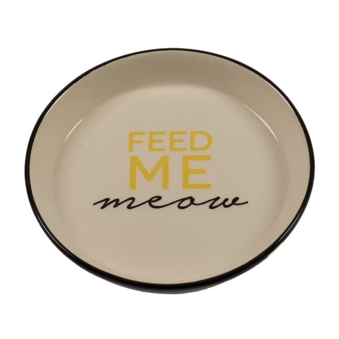 Duvoplus Katzennapf Stone Feed Me Meow