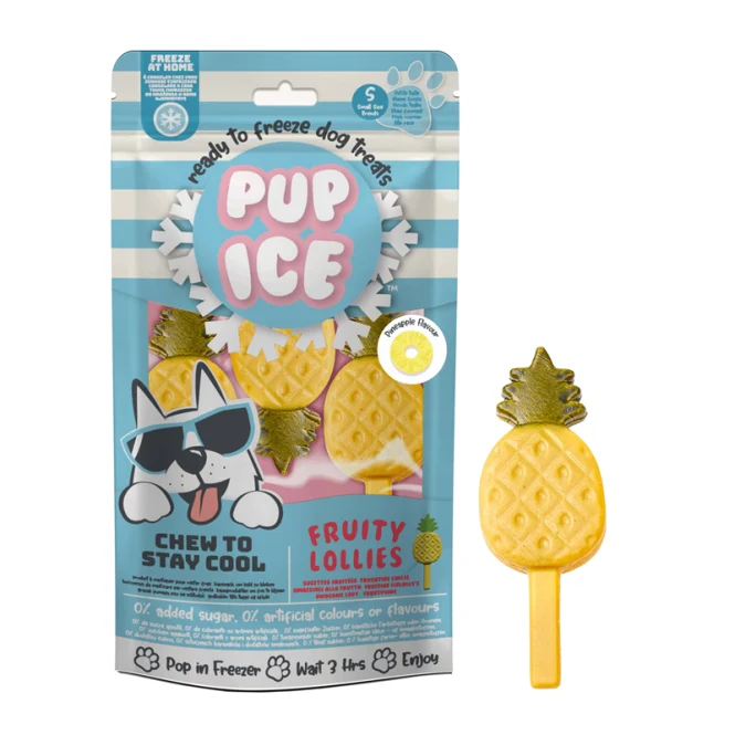 Pup Ice Fruity Lollies Pineapple S