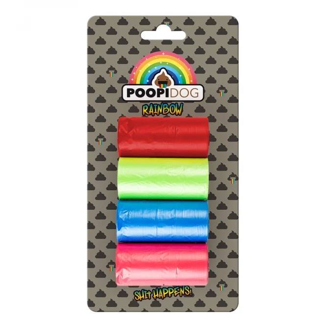 Poopidog Hundekotbeutel Rainbow