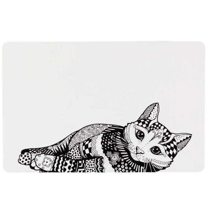 Trixie Napfunterlage Mandala Katze