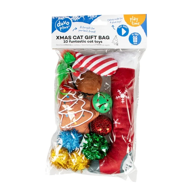 Duvoplus Xmas Geschenktasche Katze