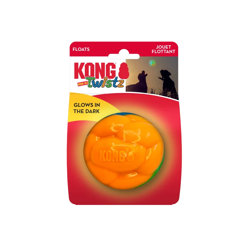 KONG Twistz High-Viz Ball