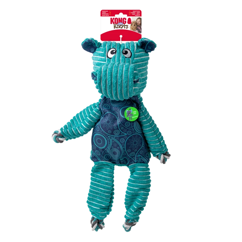KONG Floppy Knots Hippo Jumbo