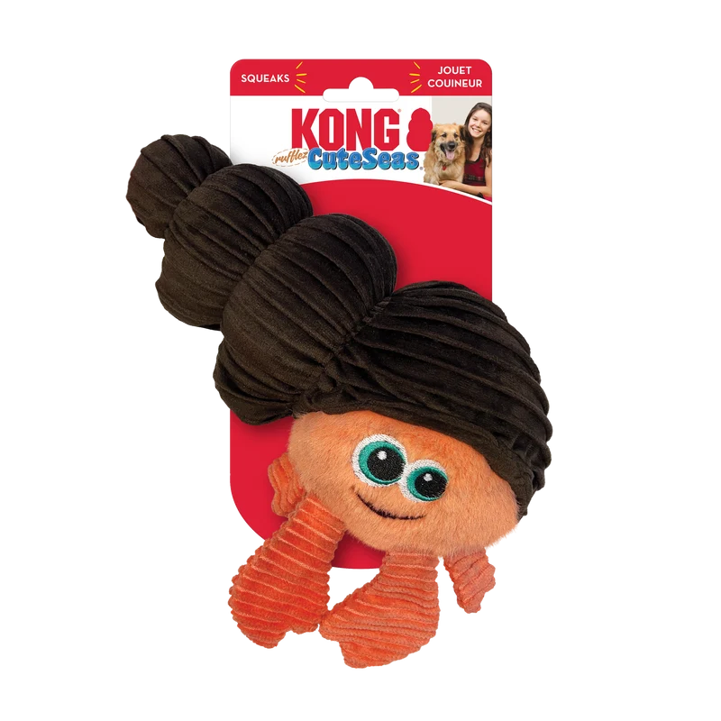 KONG Cuteseas Rufflez Hermit Crab / - Aug