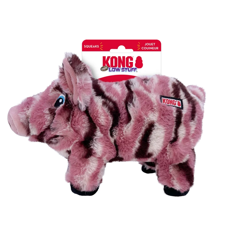 KONG Low Stuff Stripes Pig - Jan