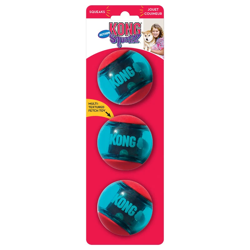 KONG Squeezz Action 3pk