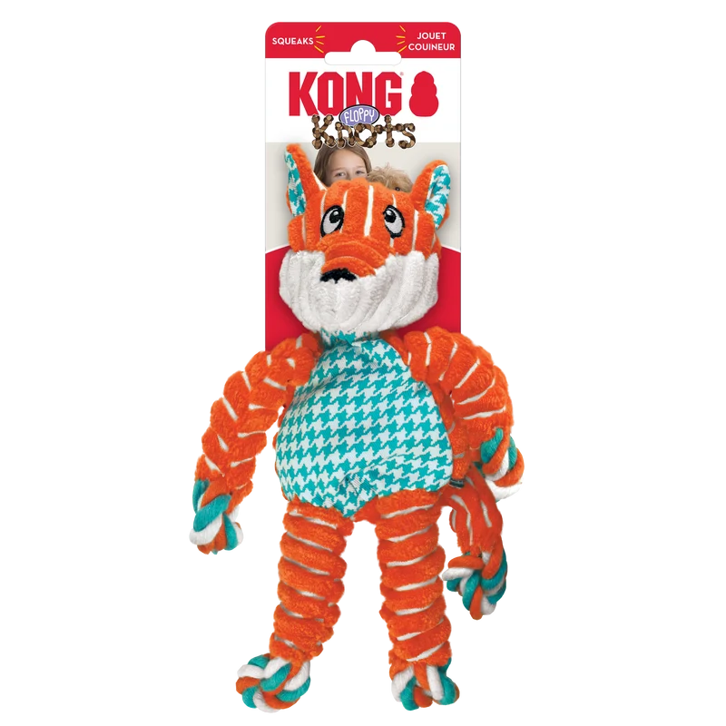 KONG Floppy Knots Fox