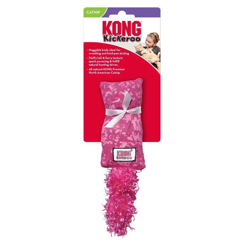 KONG Cat Kickeroo Kitten Pink/ /Purple