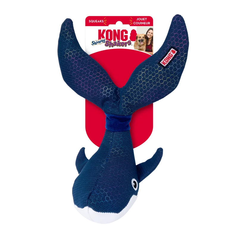 KONG Shakers Shimmy Whale