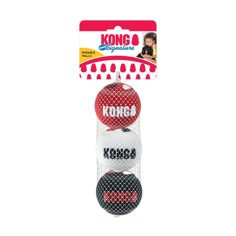 KONG Signature Sport Balls 3-pk Feb