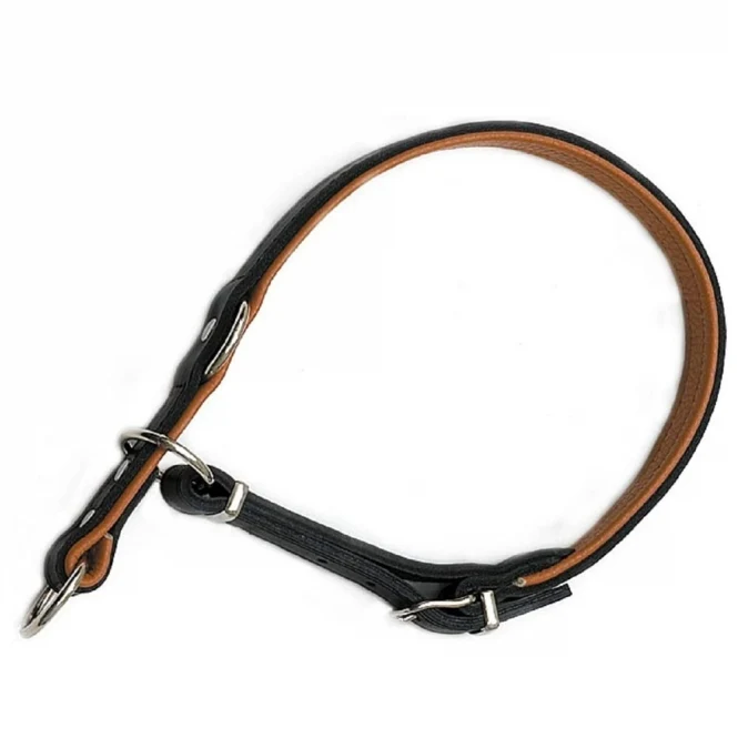 Karlie Rondo Würger Leder mit Zugstopp – Schwarz/Cognac