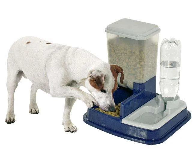 Karlie Futter- und Wasserspender Duo Max - Kombistation, ca. 5 Liter