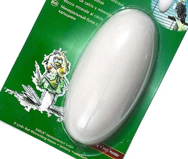 Karlie Calcium-Mineralblock - Pickstein für Ziervögel, 115 g