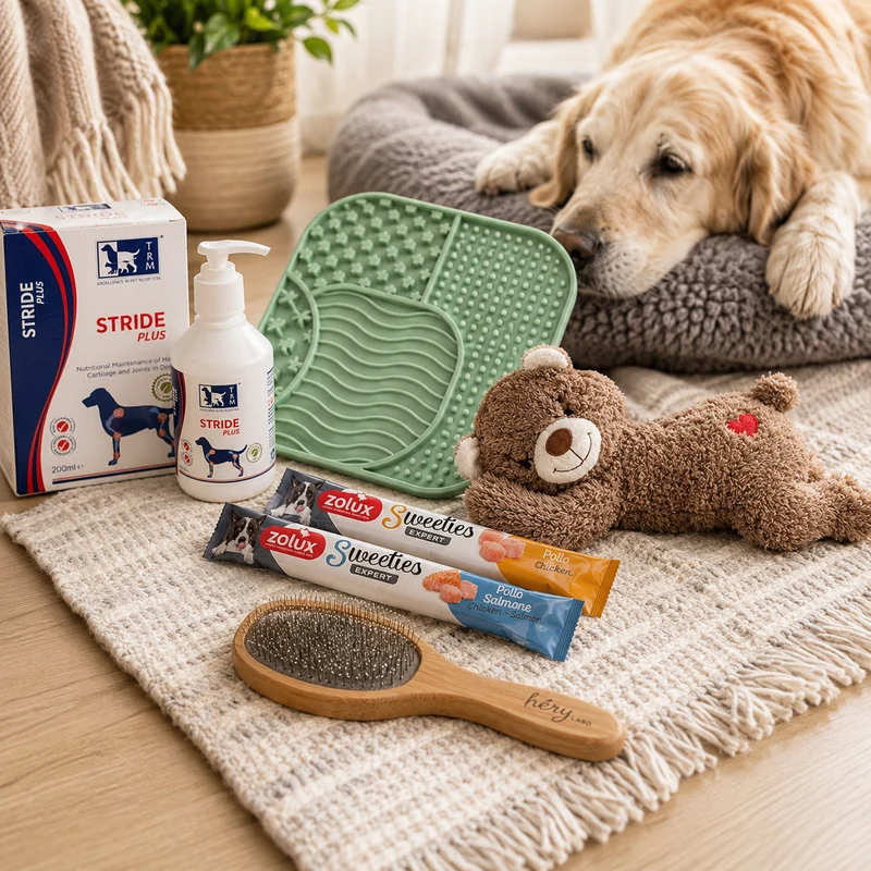 Fidello bortskämningspaket för äldre hundar – komfort, lugn och omvårdnad för din senior hund