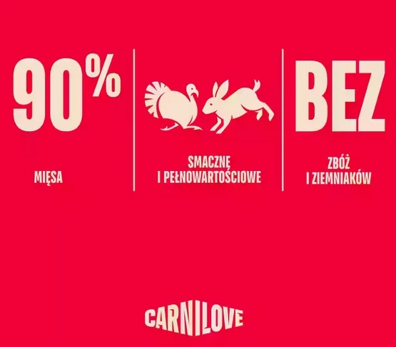 Carnilove Dog Jerky Turkey & Rabbit - indyk i królik 100g