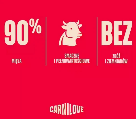 Carnilove Dog Jerky Beef Fillet - wołowina filet 100g