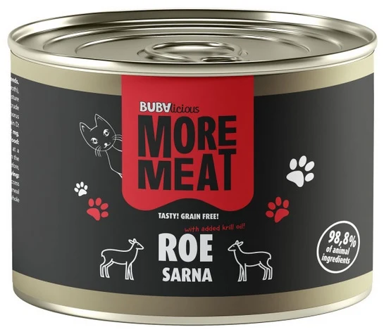 BUBAlicious Kot More Meat Mono sarna puszka 185g