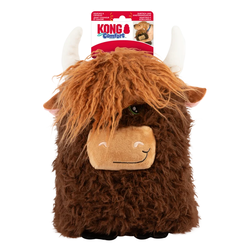 KONG Comfort Jumbo Highland Cow Assorted