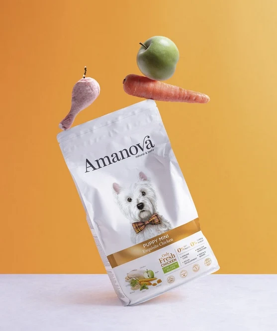 Amanova dog puppy mini exquisite chicken – świeży kurczak dla szczeniąt ras małych 500 g