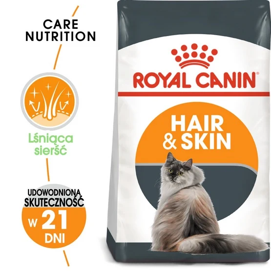 Royal Canin Hair&Skin Care - wsparcie skóry i połysku sierści w 21 dni