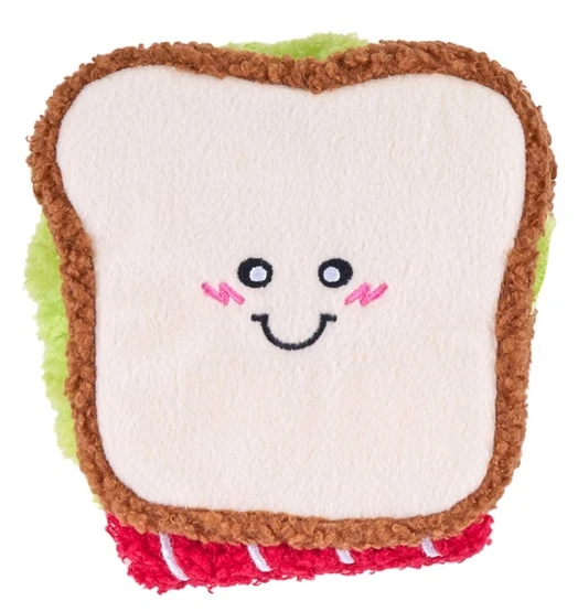 ZippyPaws Snufflerz Sandwich - pluszowa mata węchowa bez piszczałki