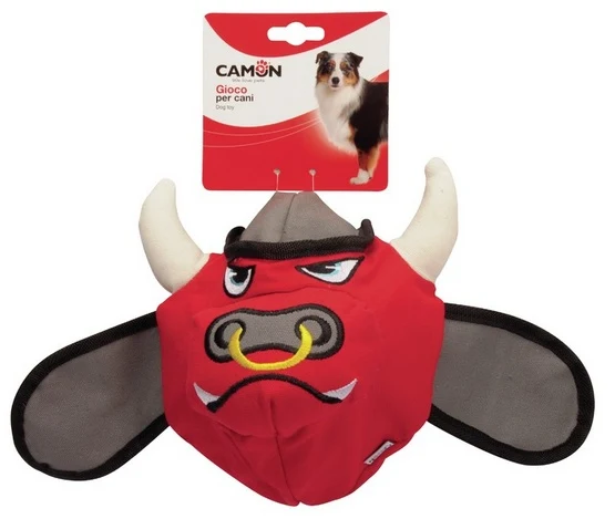 Camon głowa rekin/tygrys/byk 24 cm - pluszak do szarpania i noszenia