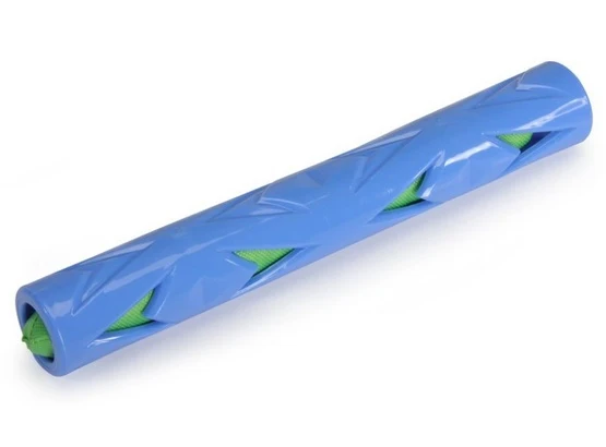Camon TPR cylinder szeleszczący 30 cm - szeleszcząca zabawka z piszczałką dla psa