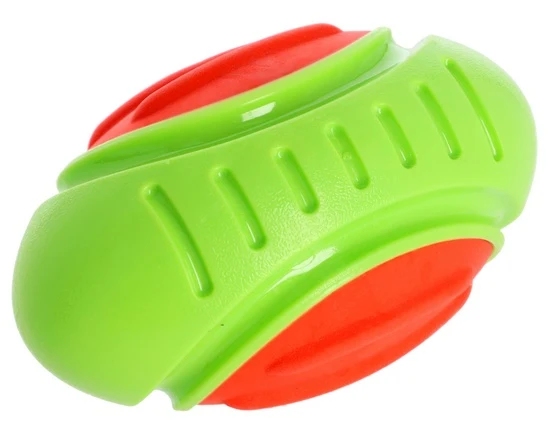 Dingo guma tpr - rugby z piszczałką do aportu i żucia - 17 cm
