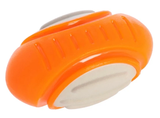 Dingo guma tpr - rugby z wypustkami do aportu i gryzienia - 13 cm