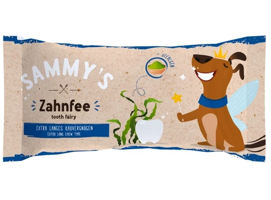 Sammy's Tooth Fairy Dental snack z algami 60 g - długie żucie dla dużych psów