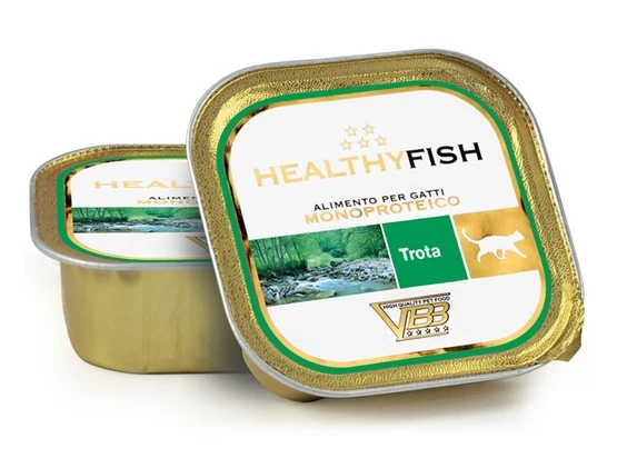 Healthy Meat kot mono pstrąg - monoproteinowa tacka 90 g