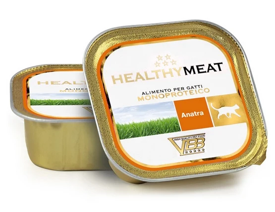 Healthy Meat kot mono kaczka 90 g - monoproteinowa tacka 95% mięsa
