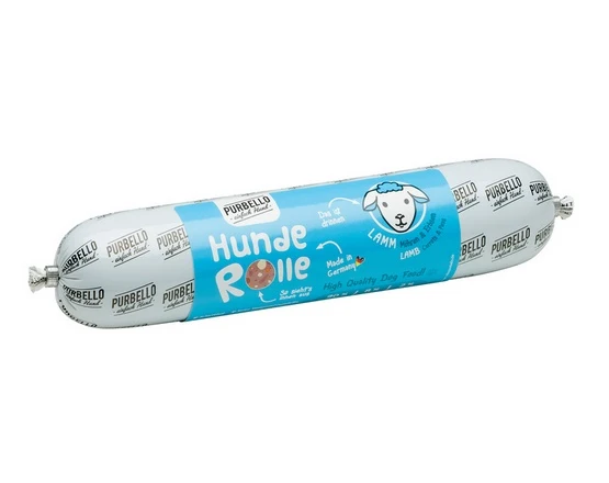 Purbello Dog kiełbaska treningowa monobiałkowa jagnięcina 400 g - jędrna do krojenia w kostkę
