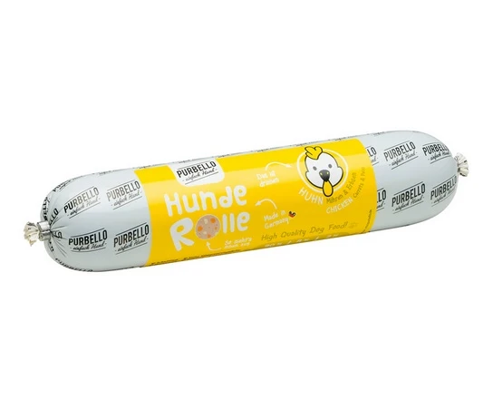 Purbello Dog kiełbaska treningowa monobiałkowa kurczak 400 g - łatwa do krojenia w nagrody