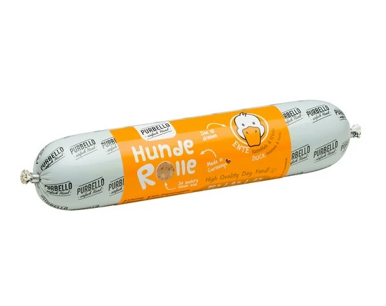 Purbello Dog kiełbaska treningowa monobiałkowa kaczka 400 g - łatwa do krojenia na nagrody