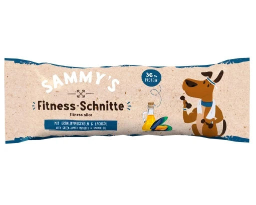 Sammy's fitness slice baton proteinowy małże i olej z łososia 25 g - bez zbóż i pieczony w piekarniku