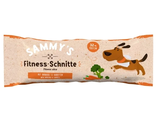 Sammy's Fitness Slice baton proteinowy brokuł i marchew - bezzbożowa przekąska treningowa 25 g