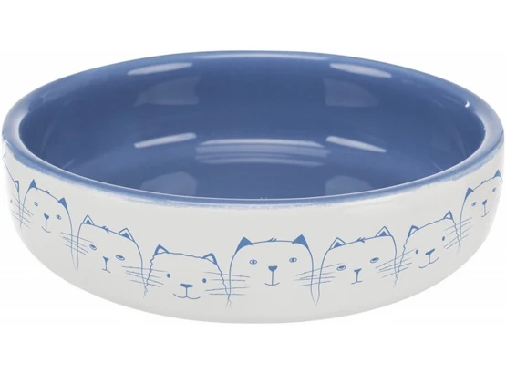 Trixie miska ceramiczna dla kota 0,3 l - płytka forma dla wrażliwych wąsów