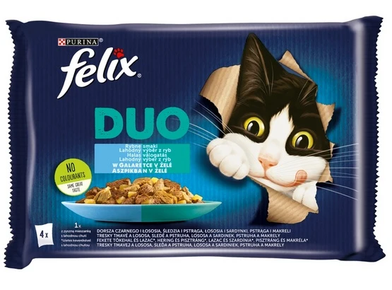 Felix Fantastic Duo Uczta Oceanu galaretka saszetki 4x85g