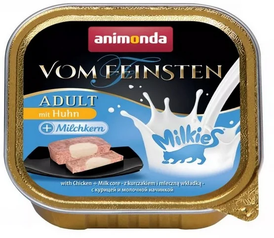 Animonda vom Feinsten Milkies Cat kurczak + mleko - delikatny sos mleczny