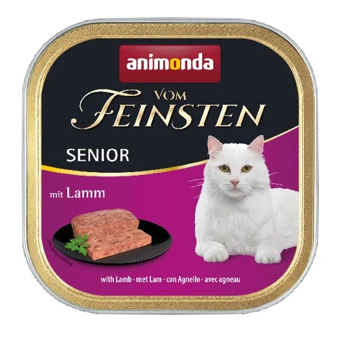 Animonda vom Feinsten Cat Senior z jagnięciną - delikatna tacka dla kotów 7+