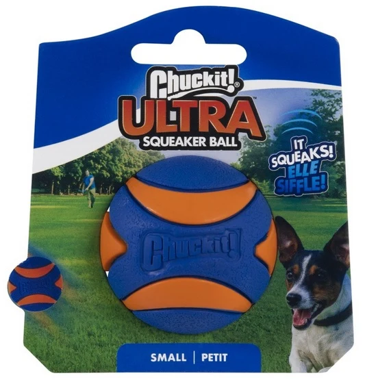 Chuckit! Ultra Squeaker ball small - wysoki odskok z piszczałką
