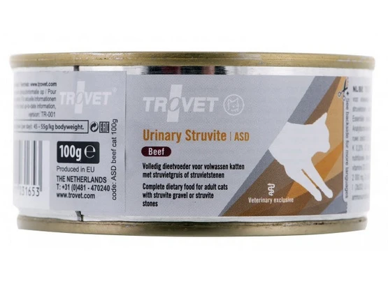 Trovet ASD urinary struvite - dieta mokra na struwity dla kota