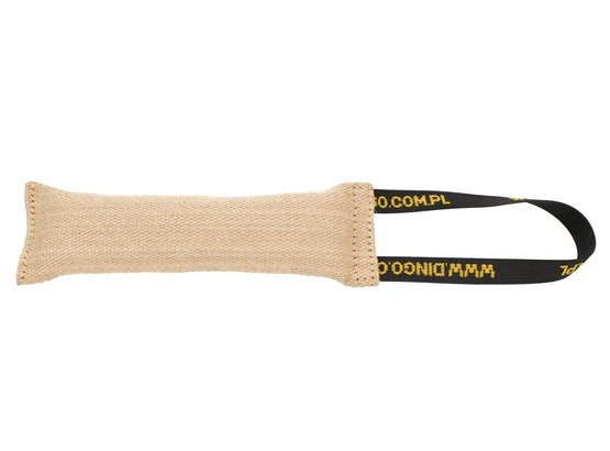 Dingo szarpak z juty z uchwytem - do treningu gryzienia 28/4 cm