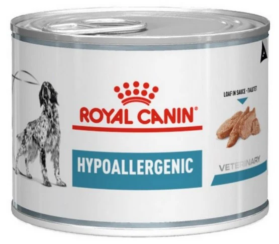 Royal Canin Veterinary Diet Canine Hypoallergenic - karma mokra dla psów, puszka 200 g