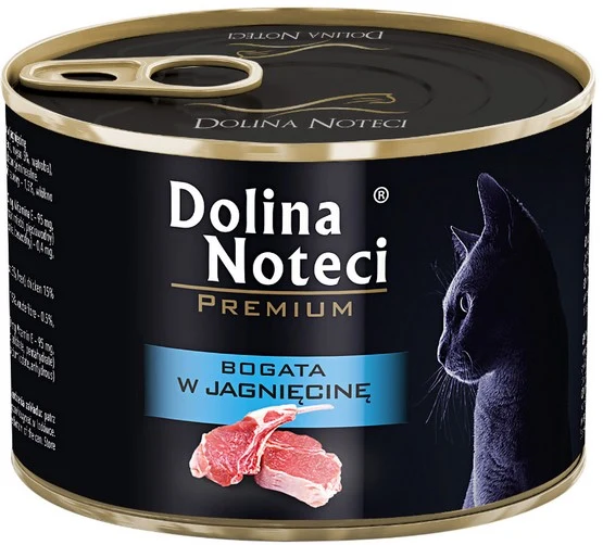 Dolina Noteci Premium Kot Bogata w jagnięcinę puszka 185g