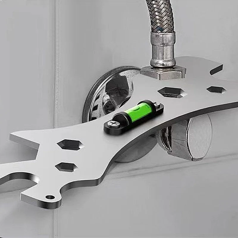 ProGrip 8-i-1 duschventilnyckel – universellt vinkelstoppverktyg med inbyggt vattenpass
