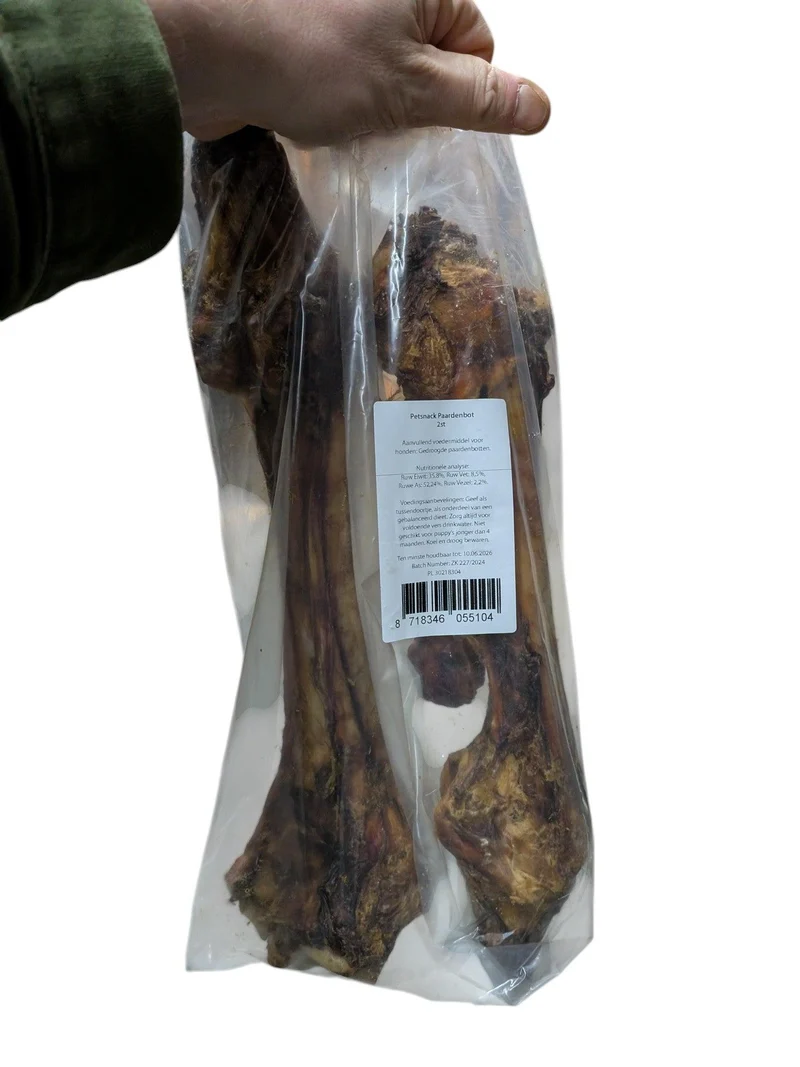 Petsnack Hästben – Naturlig tuggsnack för hundar (2 stycken)