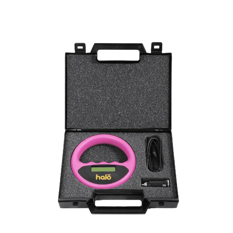 HALO PET MICROCHIP SCANNER MID06 (PINK in a Carry Case with Car Charger)